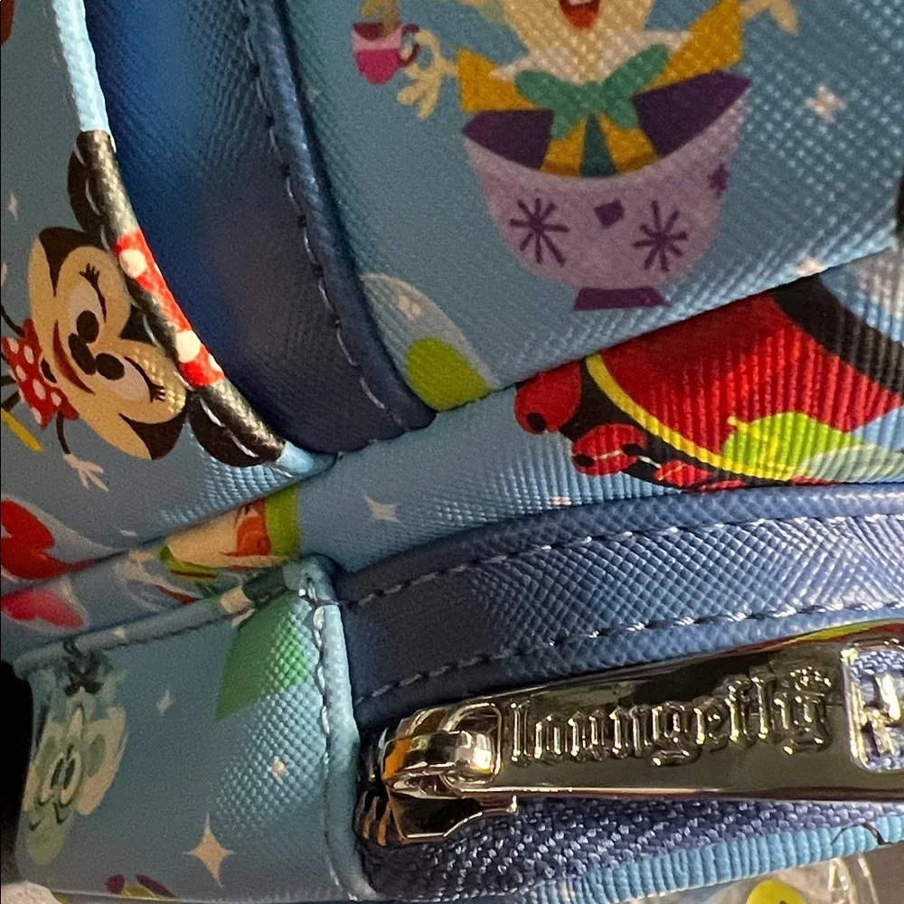 Loungefly Disney Chibi Icons mini backpack NEW WITH TAGS - Picture 7 of 10